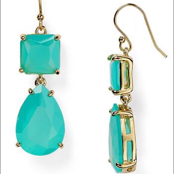 kate spade Jewelry - Kate Spade Vegas Jewels Drop Earrings | Turquoise